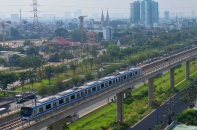 TP.HCM lần đầu chạy thử nghiệm toàn tuyến metro Bến Thành - Suối Tiên