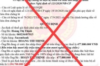 Cục Thuế TP.HCM cảnh báo về việc giả mạo cơ quan thuế để lừa đảo