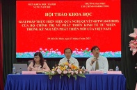 Đề xuất nhiều giải pháp triển khai hiệu quả Nghị quyết 68 