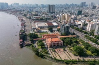 Tuyến đường sắt Bến Thành - Cần Giờ đi qua khu vực bến Nhà Rồng - Khánh Hội