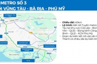 Đề xuất kéo dài tuyến metro số 3 từ Phú Mỹ (TP.HCM) đến Sân bay Long Thành