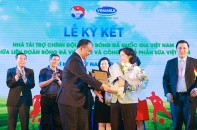Vinamilk trở thành nhà tài trợ chính cho các đội tuyển bóng đá quốc gia Việt Nam