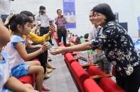 Hơn 46.000 học sinh Vĩnh Long được thụ hưởng sữa học đường