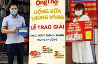 Sữa đặc Ông Thọ mừng sinh nhật 45 với "cơn mưa vàng"