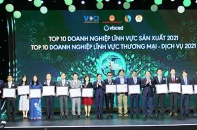 Vinamilk tiếp tục vinh danh Top 10 doanh nghiệp Phát triển bền vững nhất Việt Nam 2021