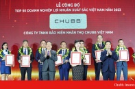 Chubb Life lần thứ 7 đạt Top 500 doanh nghiệp lợi nhuận tốt nhất Việt Nam