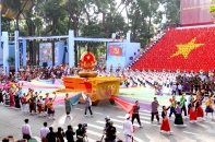 Toàn cảnh Lễ diễu binh và diễu hành kỷ niệm 40 năm thống nhất đất nước