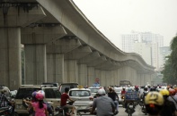 Hình ảnh đường sắt đô thị Cát Linh - Hà Đông uốn lượn "mềm mại"
