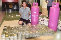 Phá vụ án ma tuý lớn nhất từ trước đến nay: 500 bánh heroin trong bình ga công nghiệp