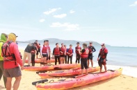 Tỉnh đoàn Bình Định giao lưu với Outward Bound Việt Nam và Outward Bound Singapore