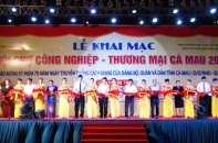 Khai mạc hội chợ Công nghiệp - Thương mại Cà Mau 2015