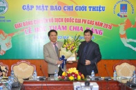 Tổng công ty Khí Việt Nam tài trợ cho Giải Bóng chuyền vô địch quốc gia năm 2016