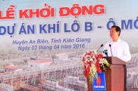 Thủ tướng Nguyễn Tấn Dũng khởi động chuỗi dự án Khí Lô B-Ô Môn
