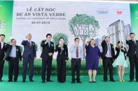 Cất nóc Vista Verde - dự án có tầm nhìn tuyệt đẹp ra sông Sài Gòn