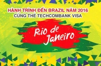 Chủ thẻ Techcombank sang Brazil xem Olympic 2016