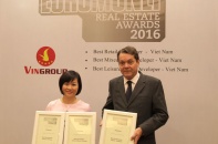Vingroup được tôn vinh “Tốt nhất Việt Nam” ở 3 giải thưởng bất động sản quốc tế