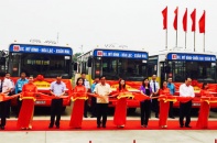 Hà Nội: Khai trương 2 tuyến buýt giá rẻ, wifi miễn phí về thị trấn Xuân Mai