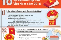 [Infographic] 10 sự kiện nổi bật của Việt Nam năm 2016