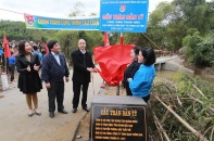 Bắc Kạn: Khánh thành cầu tràn Bản Tý do Tập đoàn Tân Hoàng Minh tài trợ