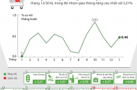 [Infographic] Chỉ số giá tiêu dùng tháng 1/2017 tăng 0,46%