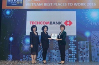 Techcombank lọt vào top 2 nơi làm việc tốt nhất ngành ngân hàng Việt Nam