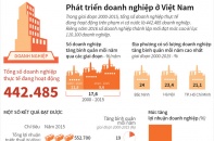 [Infographic] Phát triển doanh nghiệp ở Việt Nam