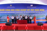 Nam Định: Khởi công dự án Khu công nghiệp dệt may Rạng Đông