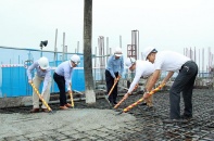 Tasco cất nóc toà nhà South Building tọa lạc tại "trái tim" khu đô thị Pháp Vân - Tứ Hiệp