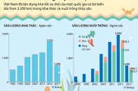 [Infographic] Khai thác và nuôi trồng thủy sản ở Việt Nam