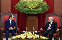 Tổng Bí thư Nguyễn Phú Trọng tiếp Tổng thống Ai Cập Abdel Fattah Al Sisi