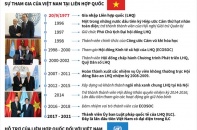 [Infographic] Việt Nam - Liên hợp quốc: 40 năm hợp tác hiệu quả
