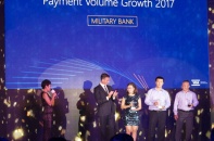 MB - Top 3 ngân hàng tăng trưởng doanh số giao dịch thẻ Visa cao nhất năm 2017