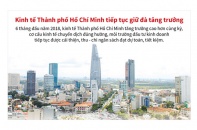 [Infographic] Kinh tế Thành phố Hồ Chí Minh tiếp tục giữ đà tăng trưởng