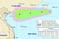 Dự báo thời tiết hôm nay 10/9:  Áp thấp nhiệt đới áp sát biển Đông 