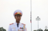 Hà Nội treo cờ rủ Quốc tang Chủ tịch nước Trần Đại Quang 
