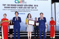 SASCO - Top 10 Doanh nghiệp phát triển bền vững Việt Nam 3 năm liên tiếp