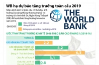 [Infographic] WB hạ dự báo tăng trưởng toàn cầu 2019