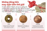 [Infographic] Những đồng tiền may mắn trên thế giới