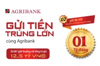 Gửi tiền trúng lớn cùng Agribank dịp đầu Xuân