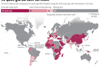 [Infographic] Đã có 91 quốc gia cấm sử dụng túi nilon