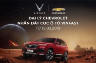 Nhận đặt hàng mua xe ô tô VinFast tại các điểm đại lý Chevrolet