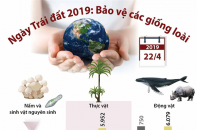 [Infographic] Ngày Trái đất 2019: Bảo vệ các giống loài