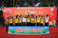 Giải bóng đá thường niên "Cúp Vedan" lần thứ 20 diễn ra thành công