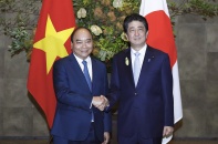 Thủ tướng Nguyễn Xuân Phúc hội đàm với Thủ tướng Nhật Bản Abe Shinzo