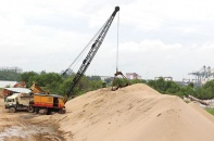 Giá cát xây dựng khu vực phía Nam lại đang "nhảy múa"