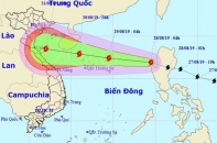 Dự báo thời tiết hôm nay 29/8: Cơn bão số 4 Podul vào gần đất liền, có nơi mưa rất to và dông