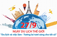 [Infographic] Ngày Du lịch thế giới 27/9: Du lịch và việc làm - Tương lai tươi sáng cho tất cả