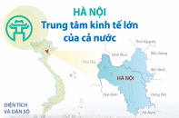 [Infographic] Hà Nội: Trung tâm kinh tế lớn của cả nước