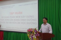 21 trường tiểu học tại Hà Giang chuẩn hóa thực đơn bán trú