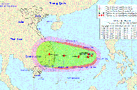 Dự báo thời tiết hôm nay 6/11: Bão số 6 giật cấp 10 hướng về đất liền
